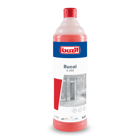 Środek do mycia sanitariatów i wilgotnych pomieszczeń, codzienne mycie 1l Buzil Bucal G468