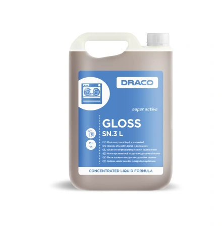 GLOSS SN.3 L MYCIE NACZYŃ WRAŻLIWYCH W ZMYWARKACH PRZEMYSŁOWYCH 23 kg