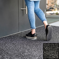 Wielofunkcyjna mata wejściowa tekstylna w kolorze Black Lava| Super-Mat | KLEEN-TEX