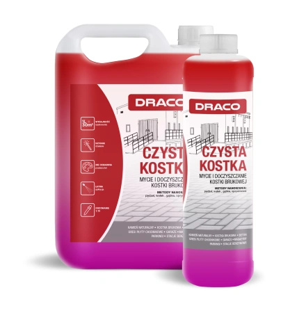 CZYSTA KOSTKA SPECJALISTYCZNY PRODUKT DO MYCIA I DOCZYSZCZANIA KOSTKI BRUKOWEJ 5 L
