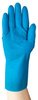 Rękawice lateksowe Ansell AlphaTec 87-195, niebieskie, r. 9
