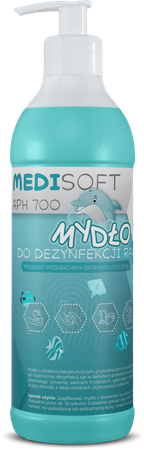 Mydło do dezynfekcji rąk dla dzieci | Biopur Medisoft | Guma Balonowa |  APH 700 | 500ML