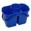 Wiadro dwukomorowe 8 i 7 l niebieskie CleanPRO 361182
