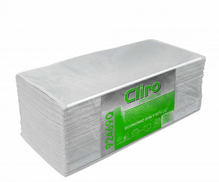 Cliro PREMIUM Ręcznik papierowy do rąk składany ZZ - 23x22 4000szt. Makulatura 92469Q