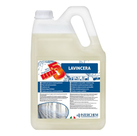 Profesjonalny płyn do mycia i nabłyszczania podłóg UNI5 LAVINCERA 5 kg Interchem Italia