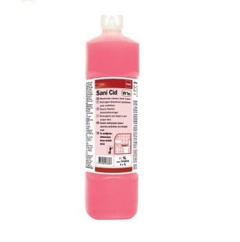 Środek do codziennego mycia sanitariatów, kwasowy, 1L  Taski Sani Cid  Diversey G11893
