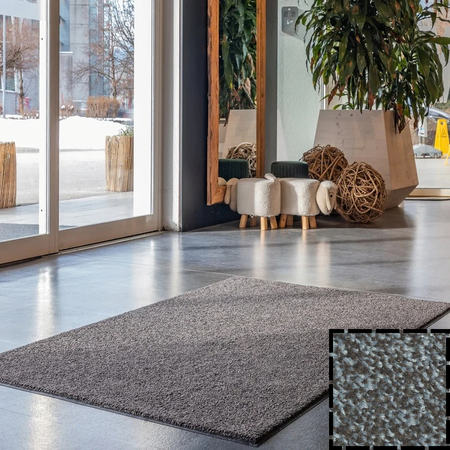 Wielofunkcyjna mata wejściowa tekstylna kolor Granite| Iron Horse Light| KLEEN-TEX