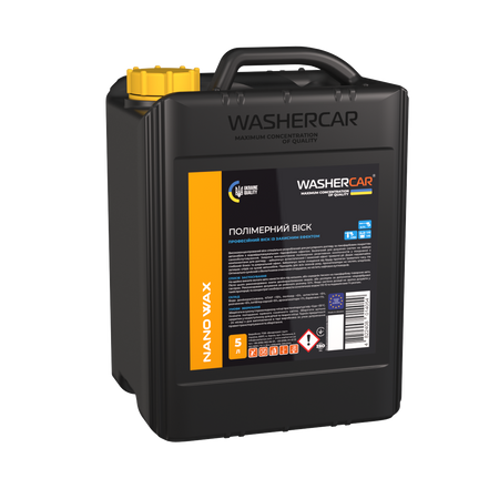 WASHERCAR NANO WAX — profesjonalny wosk polimerowy do myjni samoobsługowych 5l