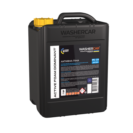 WASHERCAR ACTIVE FOAM DOMINANT — najsilniejsza aktywna piana do bezdotykowego mycia samochodów 5l