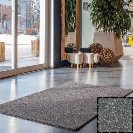 Wielofunkcyjna mata wejściowa tekstylna kolor Midnight Grey| Iron Horse Light| KLEEN-TEX