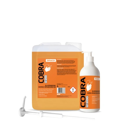 COBRA U-200 ŻEL DETERGENTOWY DO MYCIA I ODTŁUSZCZANIA RĄK 750 ml