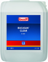 Płyn do mycia w sanitariatach i wilgotnych pomieszczeniach, przeźroczysty 10L Buzil Bucasan® Clear G463