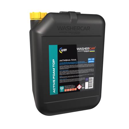 WASHERCAR ACTIVE FOAM TOP — uniwersalna aktywna piana do bezdotykowego mycia samochodów 22l