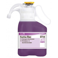 Środek do mycia i dezynfekcji powierzchni w przemyśle spożywczym, 1,4 L,  Suma Bac D10 (SmartDose) Diversey 7517204