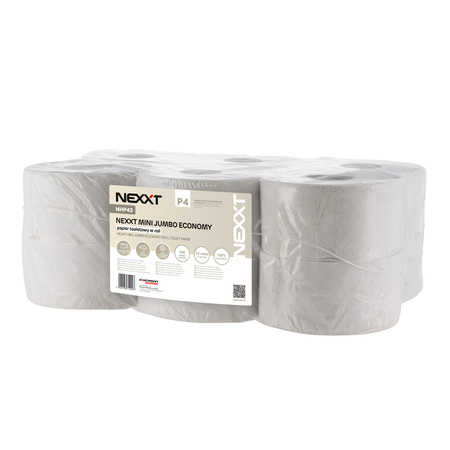 Papier toaletowy NEXXT Mini Jumbo Economy 150m 2W 12 rolek