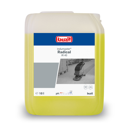 Środek do czyszczenia pomieszczeń przemysłowych i warsztatowych 10l Buzil Indumaster® Radical IR40