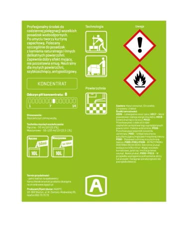 SEPTA FLOOR POMELO F3 10L - płyn do pielęgnacji podłóg