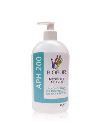 Żel higieniczny z pompką Biopur Medisoft APH 200 500 ml