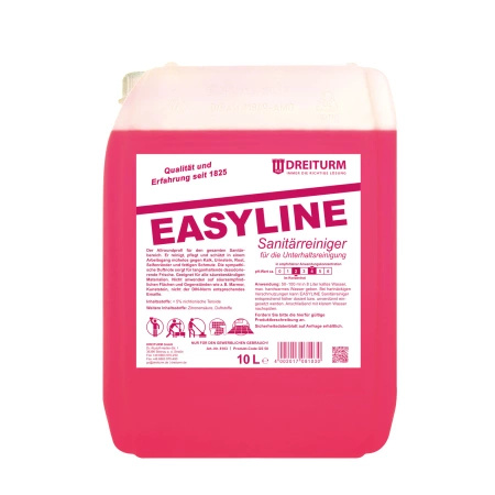 Skoncentrowany preparat do sanitariatów Easyline Sanitärreiniger 10L Dreiturm