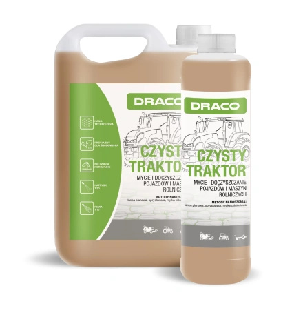 CZYSTY TRAKTOR SPECJALISTYCZNY PRODUKT DO MYCIA I DOCZYSZCZANIA POJAZDÓW I MASZYN ROLNICZYCH 5 L