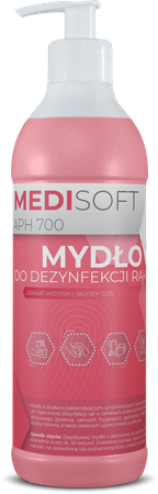 Mydło do dezynfekcji rąk Biopur Medisoft | Granat & Jagody Goji |  APH 700 | 500ML