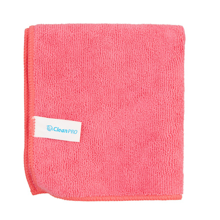 Ścierka z mikrofazy czerwona - 32cm x 32cm CleanPRO  352033