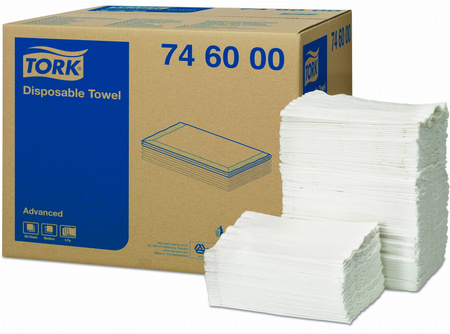 Ręcznik papierowy do włosów jednorazowy, 5 warstw, 250szt. Tork 746000