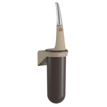 Nowoczesna szczotka do WC podwieszana NEXXT Premium Piaskowa NHL11DPS