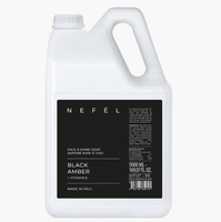 Mydło do rąk i twarzy NEFÉL FACE & HAND SOAP BLACK AMBER 5L