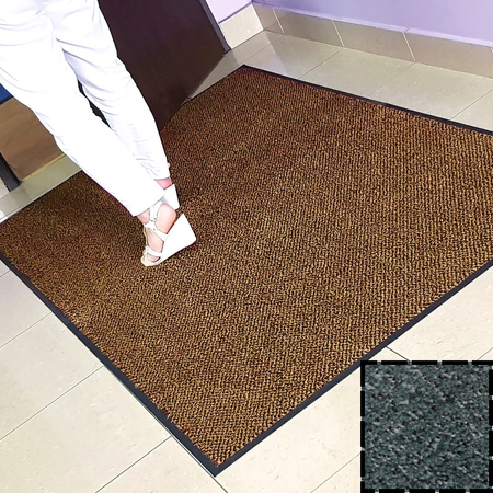 Mata wejściowa tekstylna w kolorze Silver Birch | Iron-Horse XL Eco | KLEEN-TEX