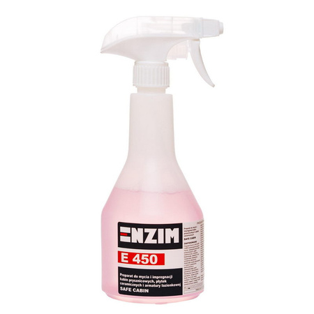 Enzim E450 SAFE CABIN Preparat do Mycia i Impregnacji Kabin Prysznicowych oraz Płytek Ceramicznych 500 ml