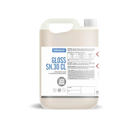 GLOSS SN.30 CL MYCIE NACZYŃ I SZKŁA W ZMYWARKACH PRZEMYSŁOWYCH 25 kg