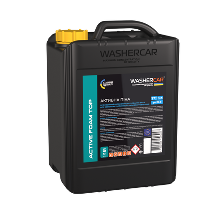 WASHERCAR ACTIVE FOAM TOP — uniwersalna aktywna piana do bezdotykowego mycia samochodów 5l