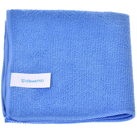 Ścierka mikrofaza niebieska do szyb 30x30 cm CleanPro 361170