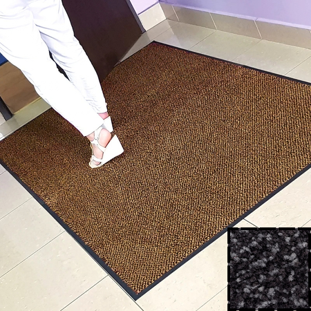 Mata wejściowa tekstylna w kolorze Ebony | Iron-Horse XL Eco | KLEEN-TEX