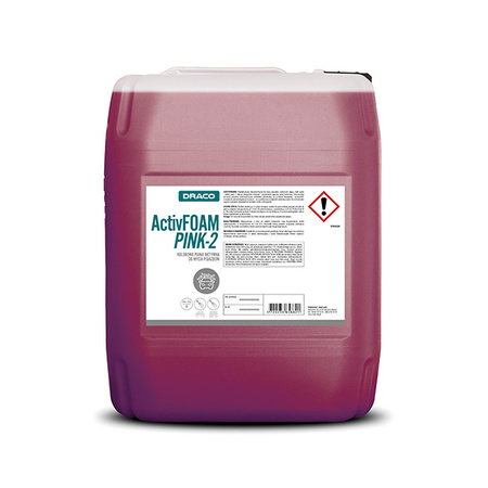 Kolorowa piana aktywna do bezdotykowego mycia pojazdów ActivFOAM PINK-2 5 L