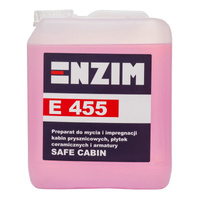 Enzim E455 SAFE CABIN Preparat do Mycia i Impregnacji Kabin Prysznicowych oraz Płytek Ceramicznych 5L