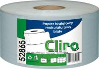 Papier toaletowy Jumbo  biały 65%, 2 warstwy, makulatura, rola 135m, 12 szt. Grasant Cliro 52865