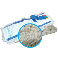 Mop płaski kieszeniowy z tasiemką bawełna 40cm 140g CleanPRO 352592