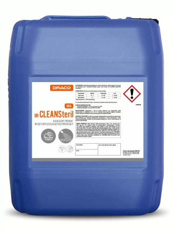 DR CLEANSteril DDA ALKALICZNY PRODUKT MYJĄCY-ODTŁUSZCZAJĄCY-DEZYNFEKUJĄCY 5 L