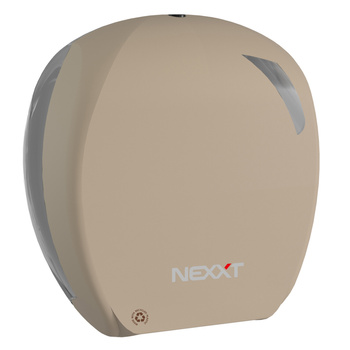 Dozownik do papieru toaletowego NEXXT Premium Mini Jumbo Piaskowy NHP11DPS
